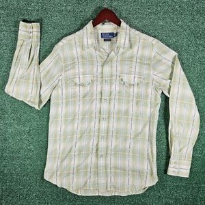 Vintage Polo By Ralph Lauren Pearl Snap Western Shirt / Mens Size Medium